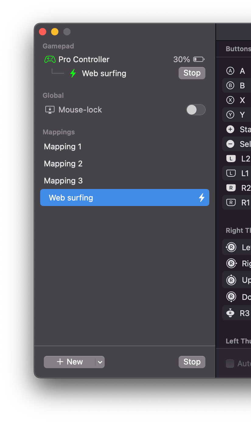 mapping enabled